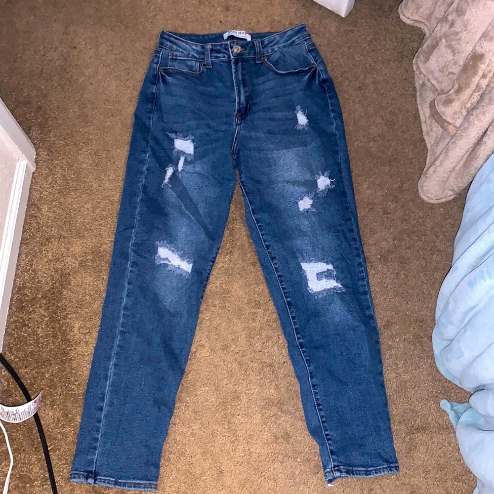 Loose fit blue jeans from WAX JEANS Collection